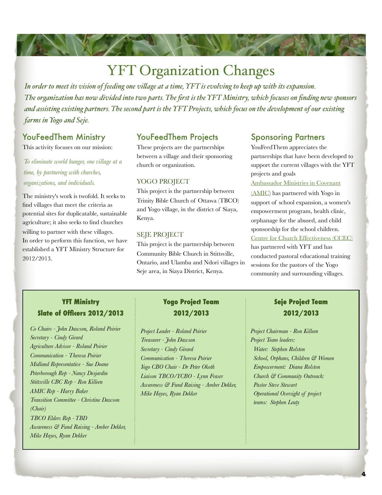 Spring 2013 Newsletter, page 4 of 6