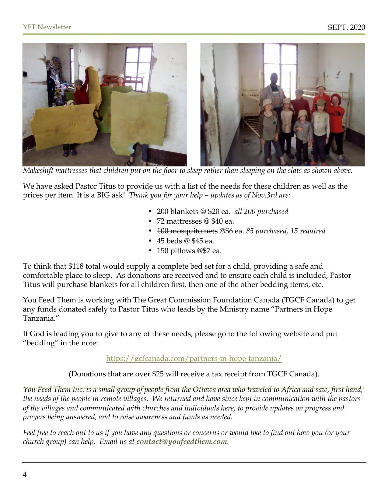 2024 Newsletter (One), page 4 of 4