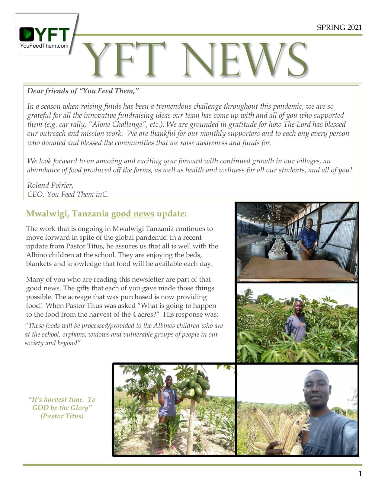 2024 Newsletter (Two), page 1 of 3