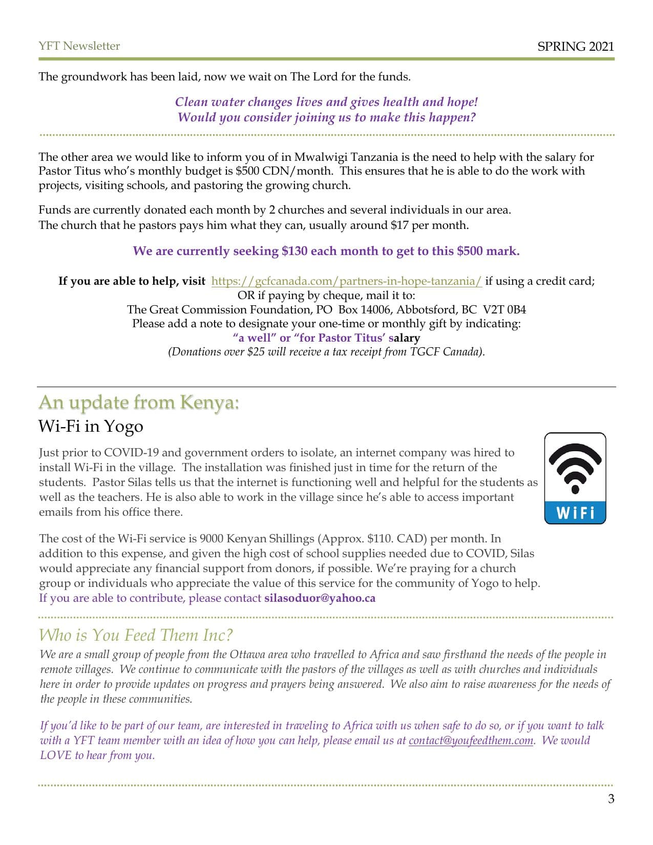 2024 Newsletter (Two), page 3 of 3