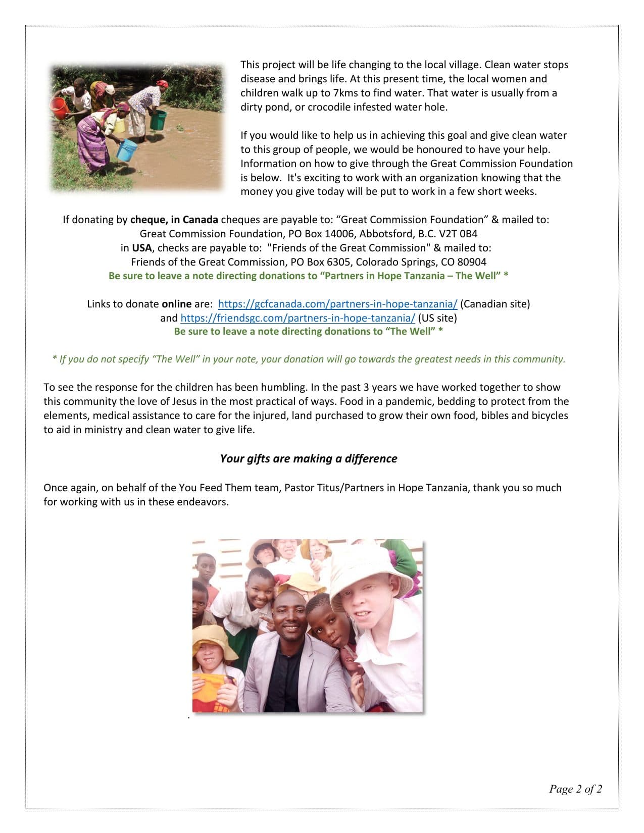 2024 Newsletter (Three), page 2 of 2